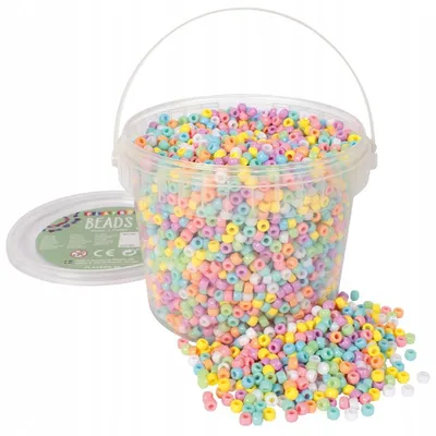 Produktbild von Playbox PONY Perlen 5100 Stück Bunt DIY 5mm