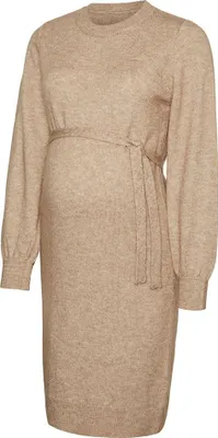 Zdjęcie produktu dla Mamalicious Newanne Sukienka ciążowa z długim rękawem Beige XL Woman Beige XL