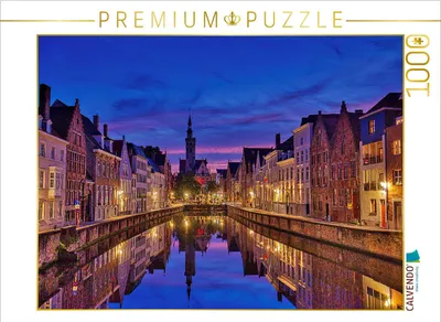 Produktbild von CALVENDO Puzzle Brügge, Poortersloge | 1000 Teile Lege-Größe 64x48cm Foto-Puzzle für glückliche Stunden