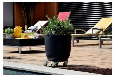 Produktbild von Pflanzenroller aus Aluminium, rund, 40 cm