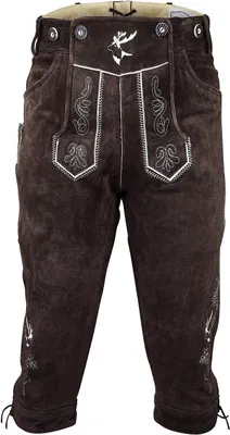 Produktbild von Edelnice Trachtenlederhose Kniebundhose Hirsch 44