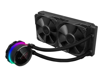 Obrázek produktu pro ASUS ROG Ryuo 240 - Systém kapalinového chlazení procesoru - (pro: LGA1156, LGA1366, LGA1155, LGA2011, LGA1150, LGA2011-3, LGA1151, AM4, LGA2066, TR4, LGA1200)