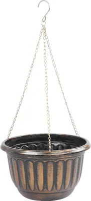 Immagine prodotto di Vaso Strend Pro, sospeso, dorato, 24,5x15 cm, con catena e gancio