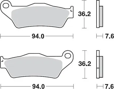 Immagine prodotto di Pastiglie freno anteriore Moto-Master Mescola 22 MM93022