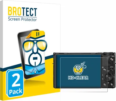 Produktbild von 2x Für Sony Cyber-Shot DSC-RX100 VIIA Schutzfolie BROTECT Displayschutz Display Schutz Folie Klar Transparent