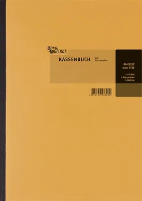 Obrázek produktu pro 5X König & Ebhardt 8626532 Kassenbuch A4 Bruttoverbuchung