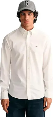 Productafbeelding van GANT Slim-fit Oxford overhemd, wit, maat 3XL