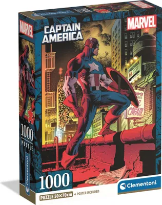 Produktbild von Marvel Captain America Puzzle 1000Stü ck