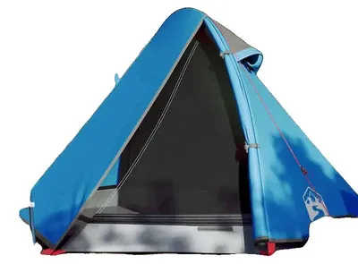 Immagine prodotto di Tenda, struttura semplice, materiale resistente, colore blu