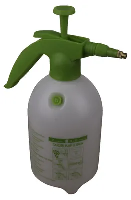Produktbild von Handdrucksprüher 2 l Tankinhalt grün/weiß mit verstellbarer Düse (Strahl/Nebel)