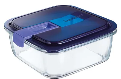 Produktbild von Easy Box quadratisch 122cl mit Deckel - 6 Stück