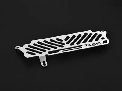 Obrázek produktu pro ZIEGER Kryt chladiče oleje kompatibilní s Triumph Speed Triple 1050 Design Logo stříbrná