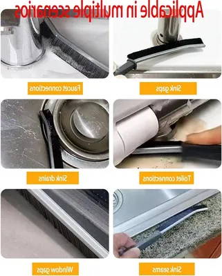 Spleitreinigungsbürsten-Set mit 3 Eckenreinigungsbürsten mit harten Borsten 1 Jalousienreinigungsbürste