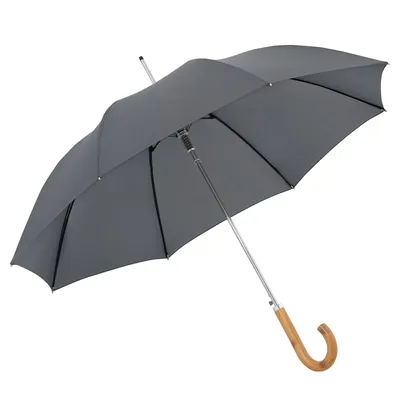 Zdjęcie produktu dla doppler stick parasol automatyczny Vienna Long szary ciemnoszary
