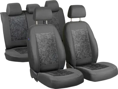 Produktbild von Autositzbezüge Universal Schonbezüge für Opel Zafira B Schwarz GSQ [835].