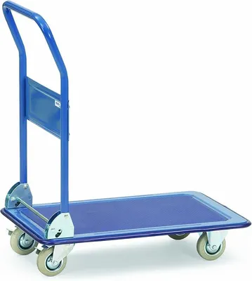 Produktbild von Ganzstahlwagen, Tragkraft 250 kg, 1 Stück, blau, 3101