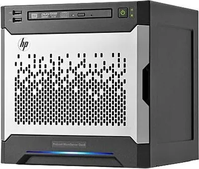 Immagine prodotto di HPE ProLiant Microserver Gen8, 3,4 GHz, i3-3240, 4 GB, DDR3-SDRAM, 1 TB, Ultra Micro Tower