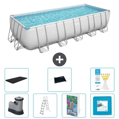 Produktbild von Bestway Power Steel Rechteckig - 640x274x132 cm - 8-teilig  S621