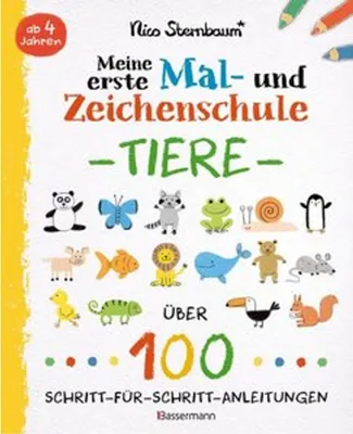 Image de Meine erste Mal- und Zeichenschule - Tiere. Ab 4 Jahren