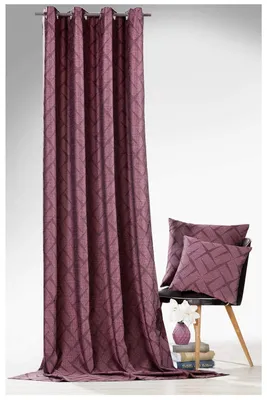 Obrázok produktu pre Nepriehľadná záclona so štruktúrou, 245 x 140 cm, bordová farba