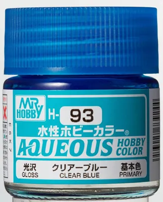 Produktbild von Mr Hobby - Gunze H-093- Aqueous Hobby Colors (10 ml) Clear Blue