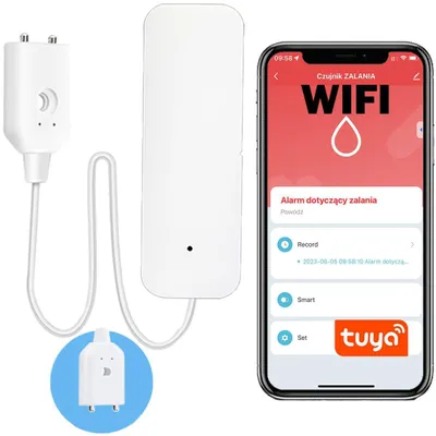 Zdjęcie produktu dla Sone Czujnik zalania WiFi Tuya monitorowanie wody