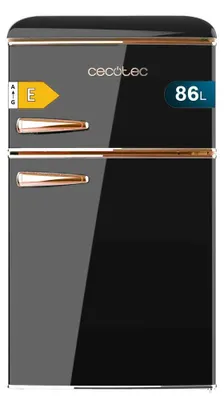 Immagine prodotto di Frigorifero con congelatore Cecotec Bolero CoolMarket 2D Origin 86 Black, capacità 86 litri, ripiani in vetro e cassetto per frutta e verdura