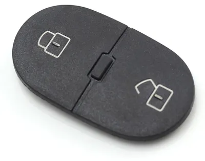 Obrázok produktu pre Gumová membrána s 2 tlačidlami Techstar, kompatibilná s automobilovými kľúčmi Audi, VW, Seat, Skoda