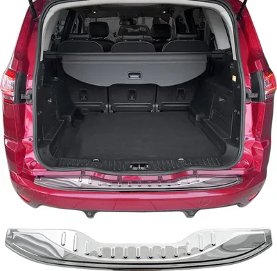 Image de Protection du seuil de chargement en acier inoxydable chromé pour Ford S-Max | WA6 | BJ 2006-2014