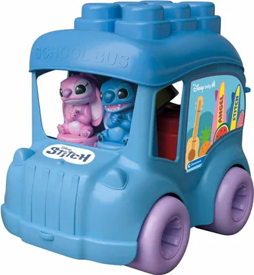 Image de Clementoni Soft Clemmy Stitch Schoolbus (autobus scolaire)