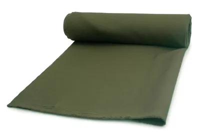 Image de Tissu Panama Minimatt, olive foncé 50 x 150 cm