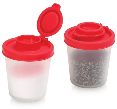 Produktbild von Salz- und Pfefferstreuer – Kunststoff – Transparent – BPA-frei – Set mit 2 Stück