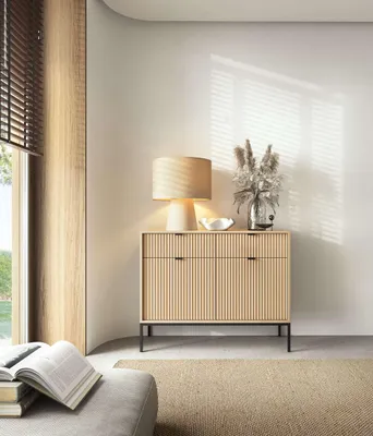 Produktbild von Kommode – Beistellschrank – Flurschrank – Sideboard – NOVA – Artisan Eiche – 104 cm – Stilvoller Stauraum in Eichenoptik
