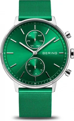 Immagine prodotto di Orologio da uomo BERING 13242-808 verde moda classica