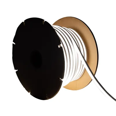 Produktbild von LED-Streifenrolle Neon Dimmbar 220V 50m SFLEX8 8W/m Schnitt 100cm IP65 Kaltweiß
