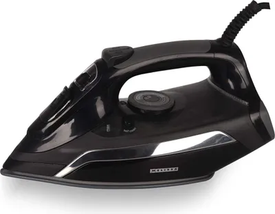 Immagine prodotto di Melissa 16390057 - Versatile ferro a vapore con piastra in ceramica, funzione autopulente e spegnimento automatico - 2500W - Nero