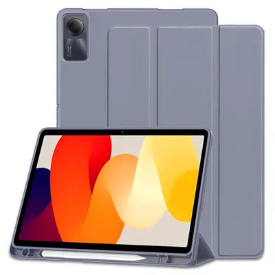 Produktbild von Techsuit Flex Trifold Tablet-Hülle mit Pencil-Halter für Xiaomi Redmi Pad SE - Lila