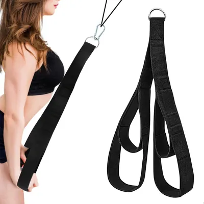 Obrázok produktu pre Tricepsové posilňovacie lano 71 cm, pre domáci tréning, dve možnosti úchopu