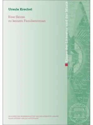 Image de Eine Skizze zu keinem Familienroman