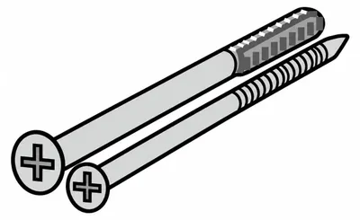 Produktbild von KE Kelit Nageldübel KELOX KM836, 8x80mm, für Sockelleistenhalter KM832-KM835, 1 Stk.