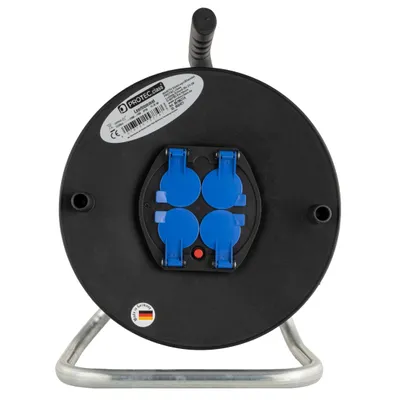Produktbild von PROTEC.class Leertrommel PLTK 50 Kunststoff für 50m schwarz
