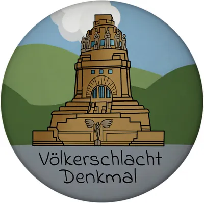 Produktbild von Völkerschlachtdenkmal Leipzig Souvenir Magnet