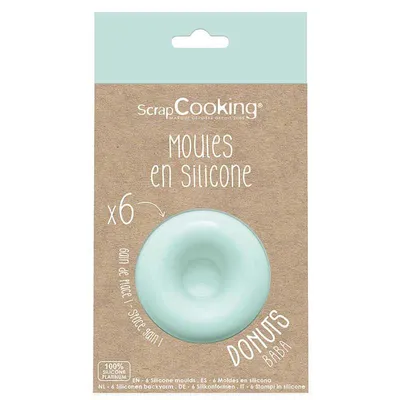 Immagine prodotto di 6 Stampi in silicone - Ciambelle
