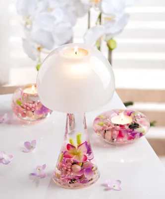 Obrázok produktu pre Gilde Dreamlight, Windlicht, Lampa Salon, Pink Love, Sklo, ružová, ružová, VE 2, Priemer: 12,5 cm, Výška: 23,00 cm, Priemer: 12,50 cm, 72306