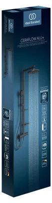 Immagine prodotto di Ideal Standard Alu+ Système de douche avec robinetterie de douche monocommande apparente, BD584XG, BD584XG
