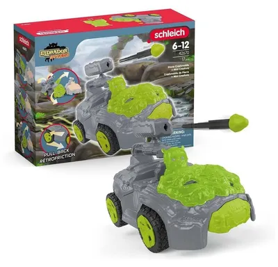 Produktbild von schleich ELDRADOR CREATURES 42670, 7 Jahr(e), Robots / Mini Creatures, Crashmobil, Stone World, Schwarz, Grün, Grau