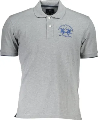 Produktbild von LA MARTINA Herren KURZARM-POLOSHIRT Grau CCMP01PK001_4812400_GRIGIO0100 : Größe - S Größe: S