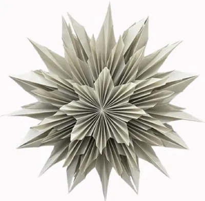 Produktbild von Only Natural Papierstern STAR M grau | Ø 60cm