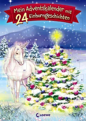 Produktbild von Mein Adventskalender mit 24 Einhorngeschichten