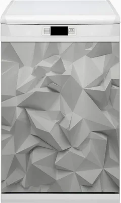 Produktbild von Küche Magnet für Spülmaschine Abwaschbar 45x80 cm Geschirrspüle - Abstraktes Weiß